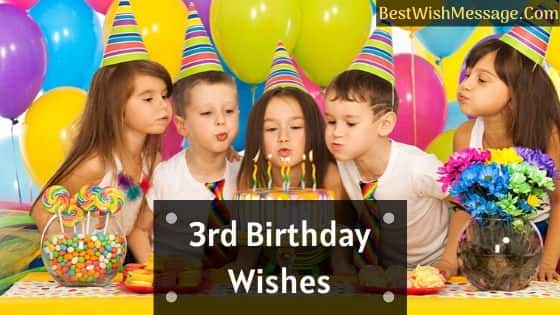 3rd Birthday Wishes