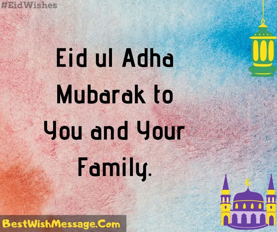 Eid Mubarak Wishes