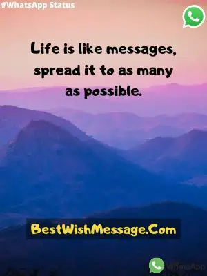 Life is a Messages
