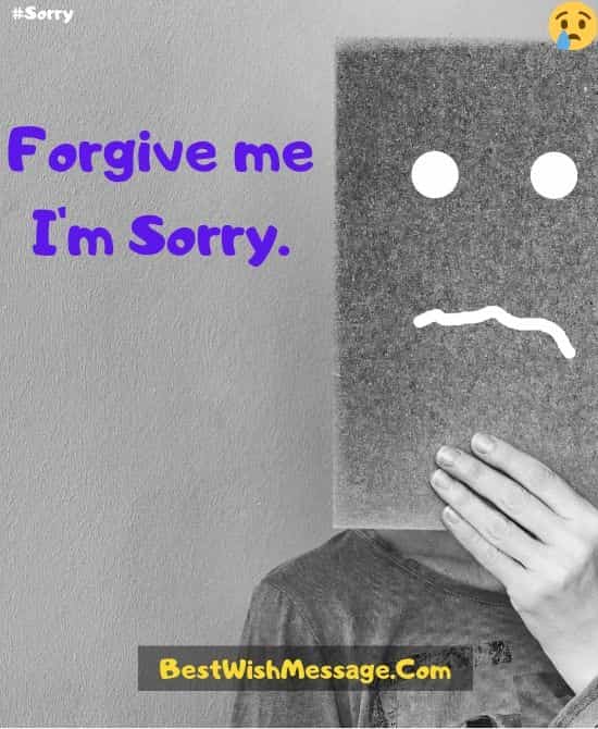 Cute Sorry Messages for Girlfriend