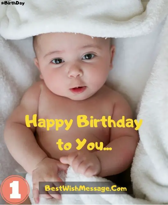 1st Birthday Messages for Daughter
