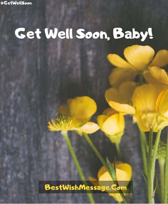 Get Well Soon Wishes for Him