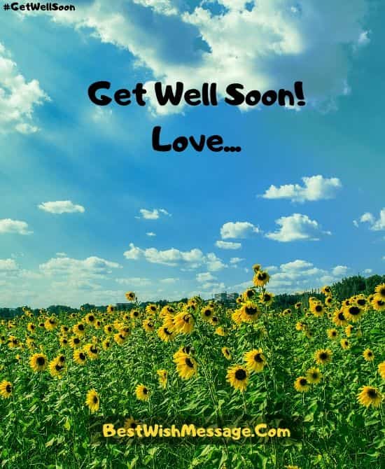 Romantic Get Well Soon Messages for Wife or Girlfriend