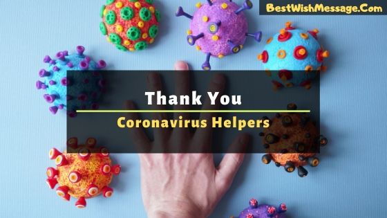 thank you coronavirus helpers