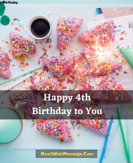 4th birthday wishes