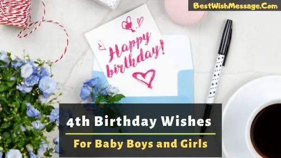 4th birthday wishes