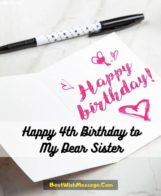 Sister Birthday Messages