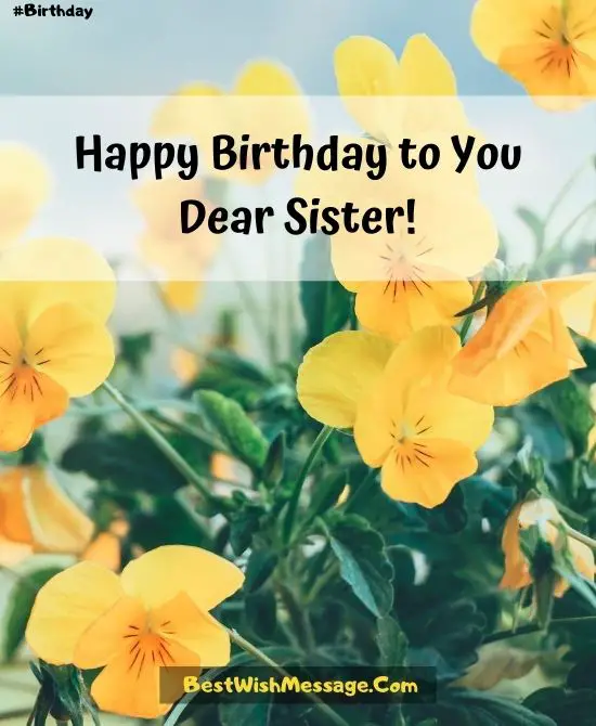 Religious Birthday Wishes for Sister