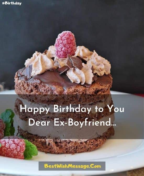 Heart Touching Birthday Wishes for Ex-Boyfriend