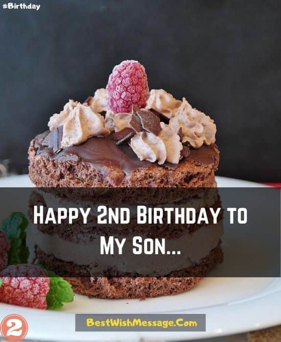 2nd Birthday Wishes for Son from Mom