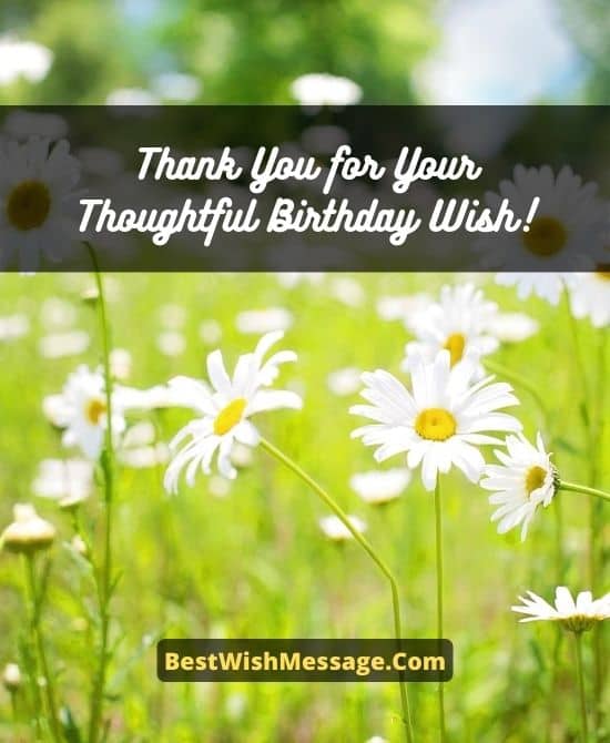 Emotional Thank You Messages for Birthday Wishes