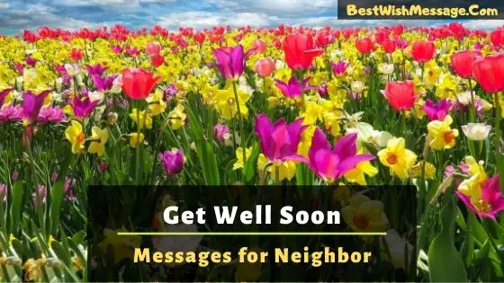 get well soon messages for neighbor