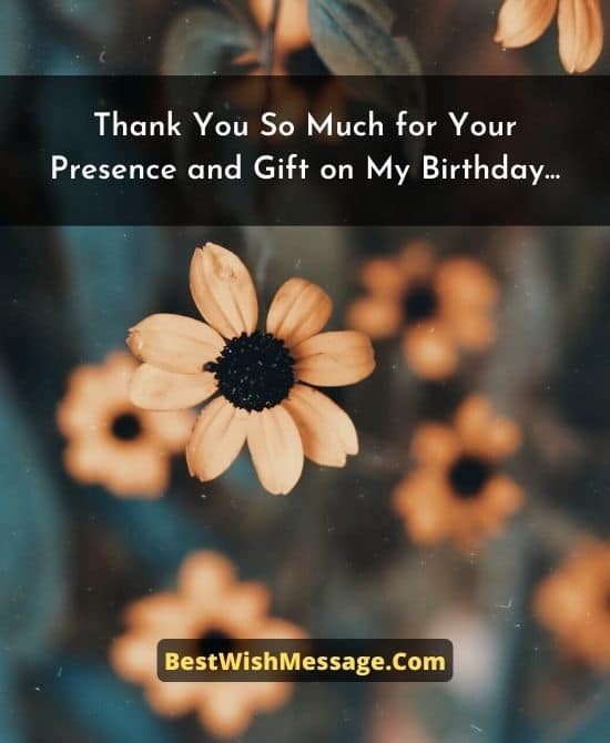 Thank You Messages to Girlfriend for Birthday Party and Gift