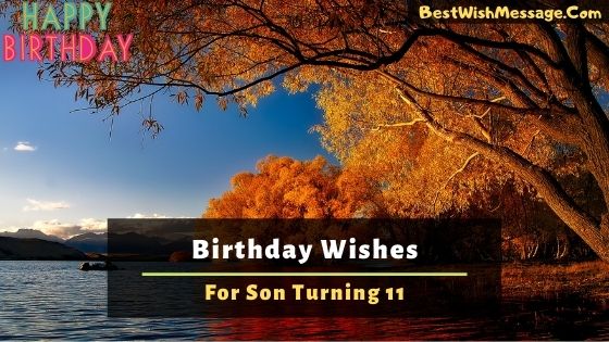 Birthday Wishes for Son Turning 11