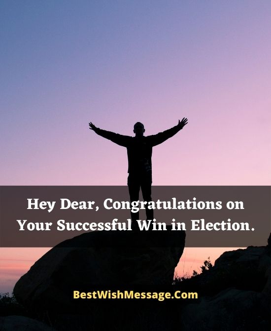 Congratulations Messages for Winning School Election