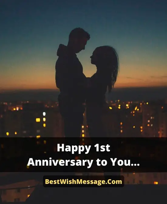 First Anniversary Messages for Sister