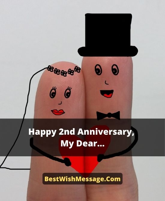 Second Marriage Anniversary Wishes