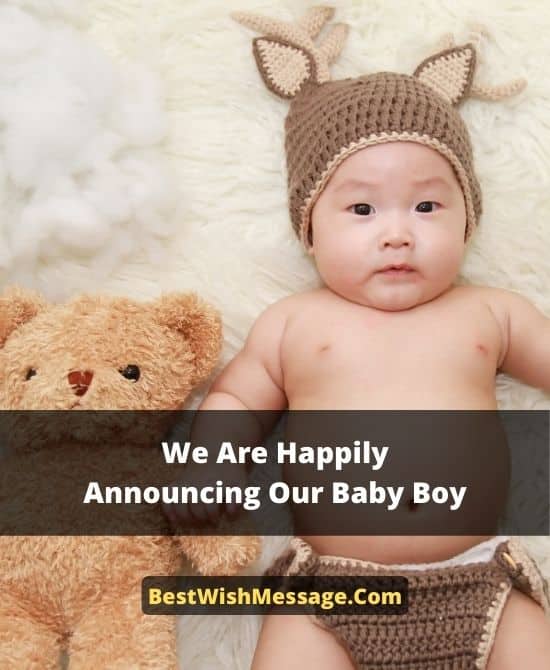 Announcement SMS for Newborn Baby Arrival Messages