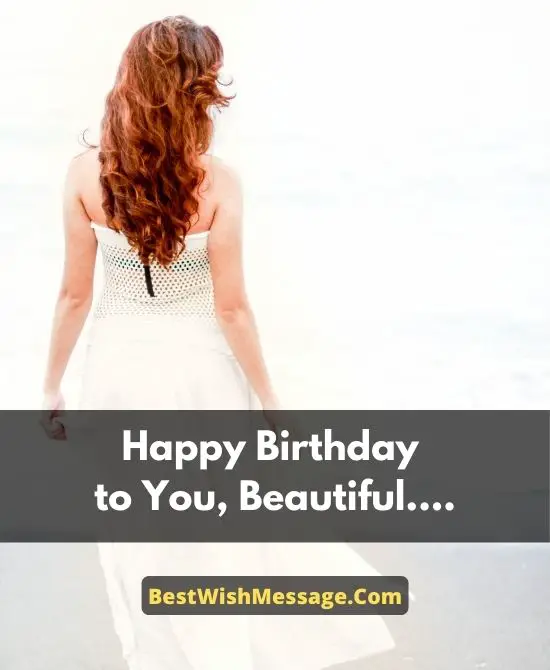 Birthday Quotes for a Beautiful Girl