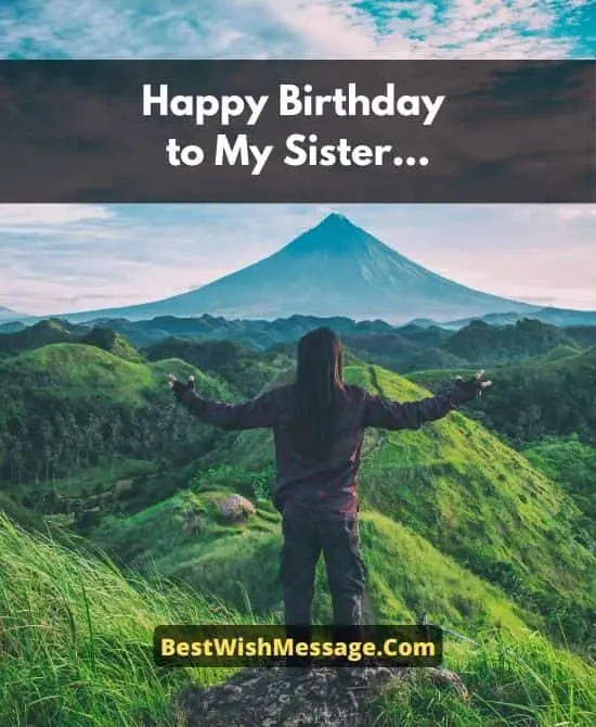 Inspirational Birthday Messages for Sister