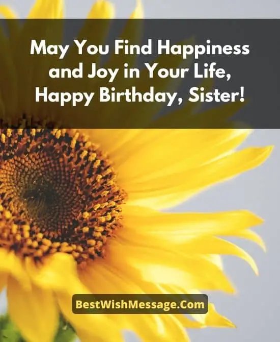 Religious Birthday Wishes for Sister