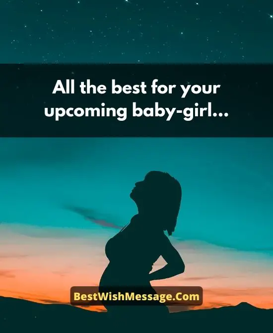 Baby Shower Messages for First Time Mom for a Baby Girl