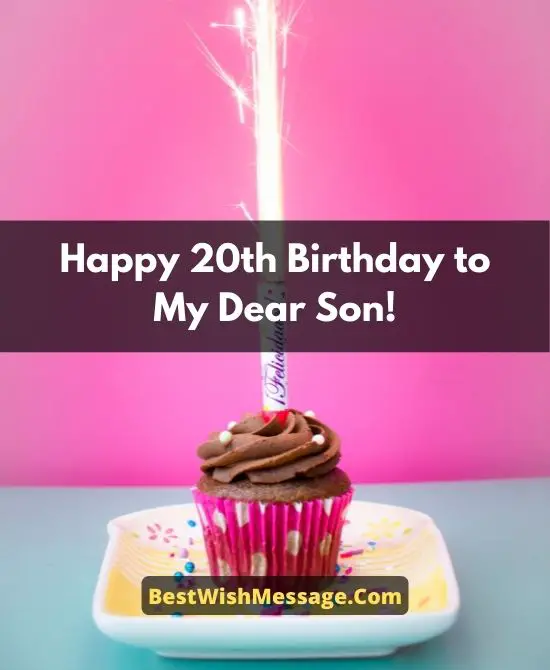 Heartwarming 20th Birthday Wishes for Son from Dad
