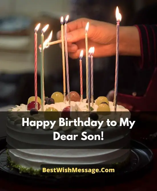 Heart Touching 20th Birthday Messages for Son from Parents