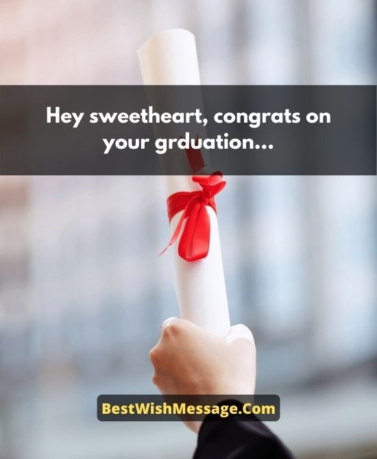 Graduation Messages for Girlfriend