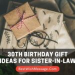 30th Birthday Gift Ideas for Sister-in-Law