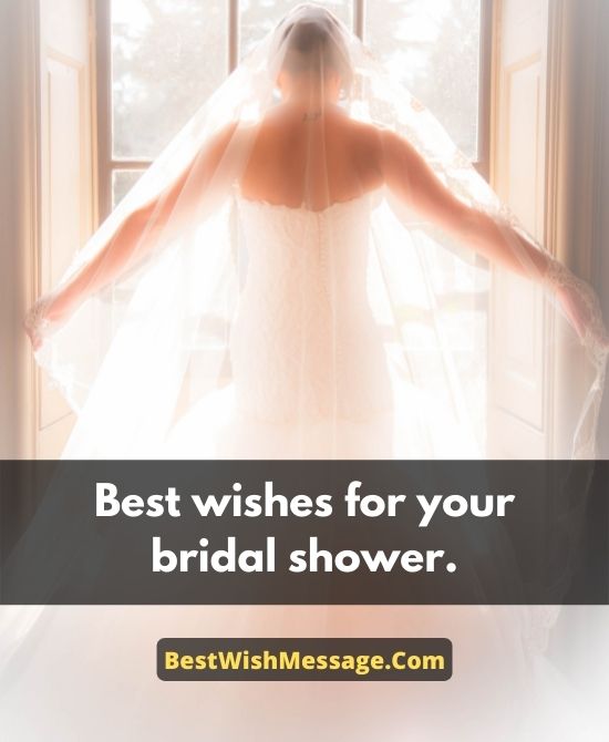 Bridal Shower Wishes for Granddaughter