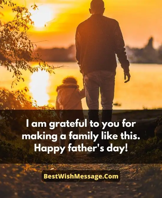 Emotional Fathers Day Message to Husband 