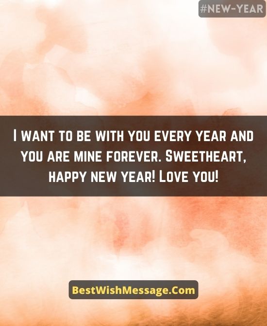 New Year Love Messages for Girlfriend