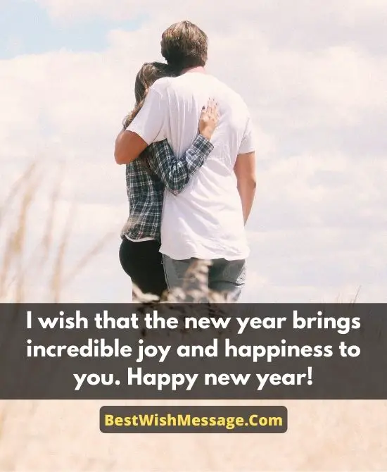 Loving New Year Wishes for Loved One