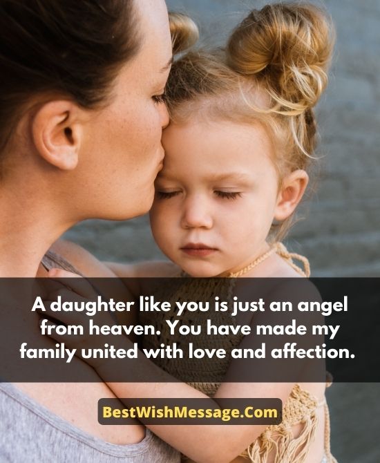 Thank You Messages for Daughter