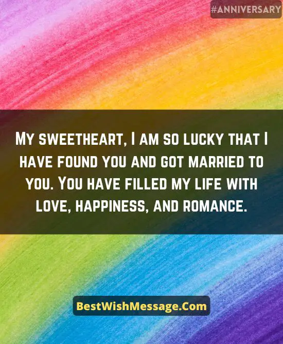 Heart Touching Anniversary Wishes for Wife in 2nd Year