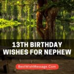 13th Birthday Wishes for Nephew