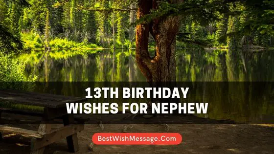 13th Birthday Wishes for Nephew