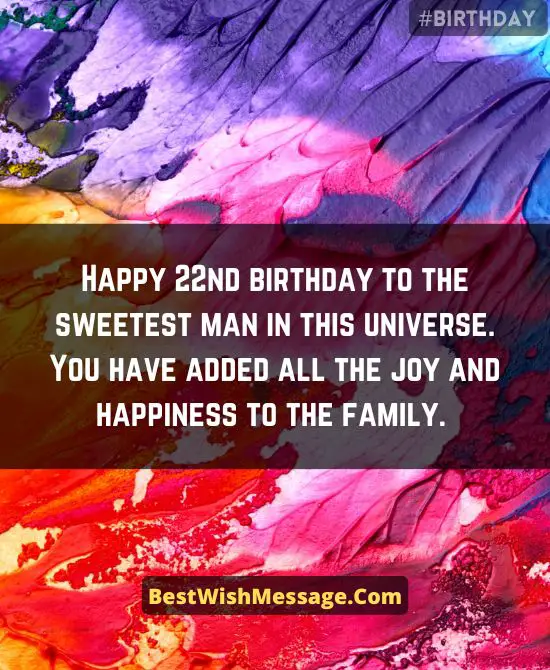 Birthday Wishes for Son Turning 22