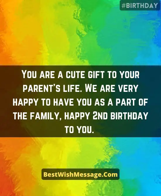 2nd Birthday Wishes for Cousin Brother