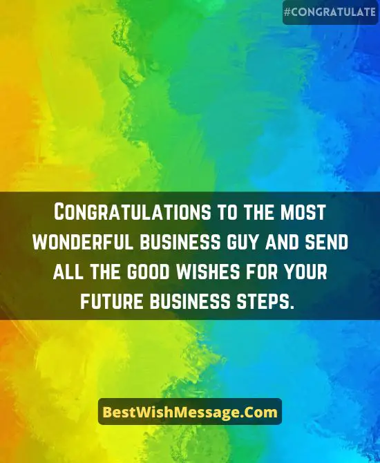 Congratulations Messages for Success in Business