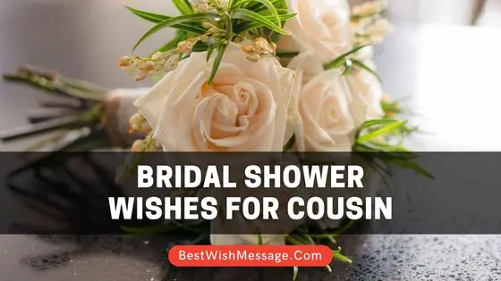 Bridal Shower Wishes for Cousin