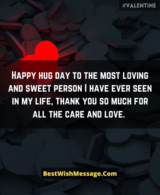 Happy Hug Day Greetings to My Husband