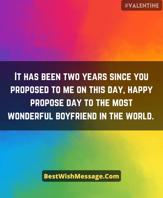 Romantic Propose Day Messages to Boyfriend