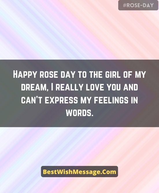 Happy Rose Day Messages for Sister 