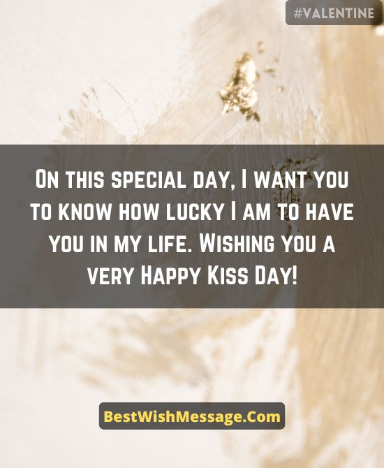 Kiss Day Wishes for Boyfriend