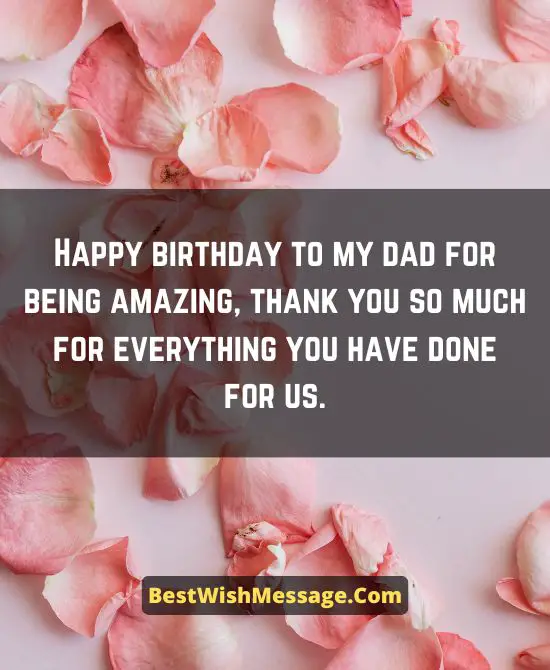 40th Birthday Wishes for Dad from Son