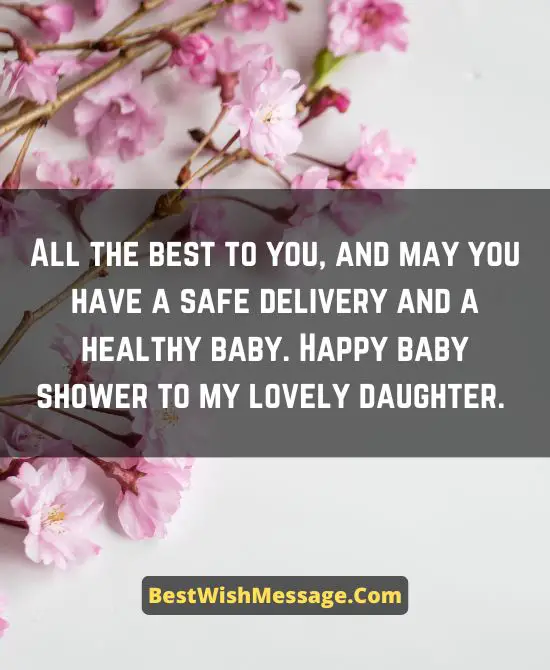Baby Shower Wishes for Daughter