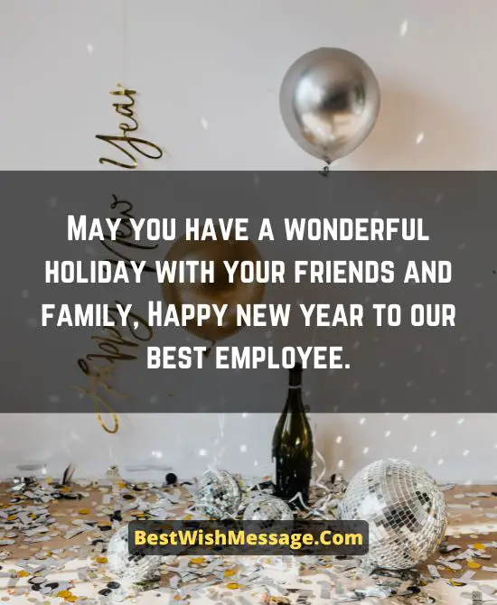 Corporate New Year Wishes for Employees