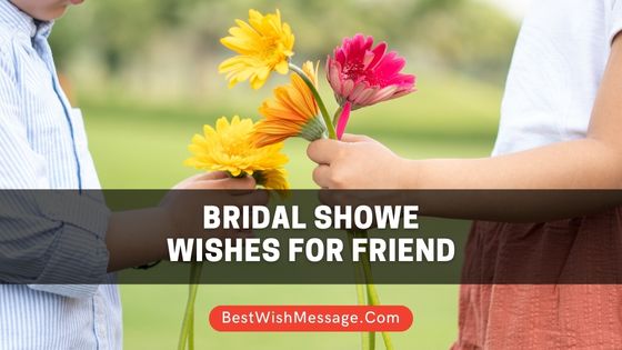 Bridal Shower Wishes for Friend